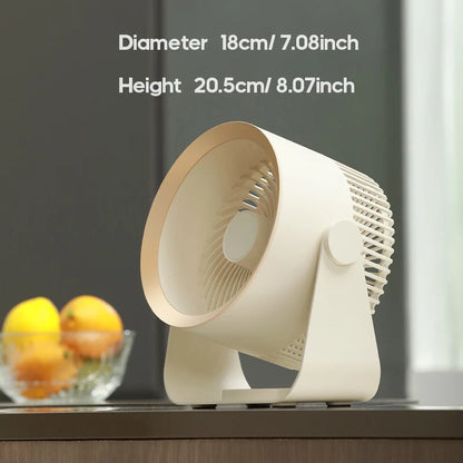 Wireless Portable Fan With Quiet Operation For Home And Office Use Versatile Multifunctional Cooling
