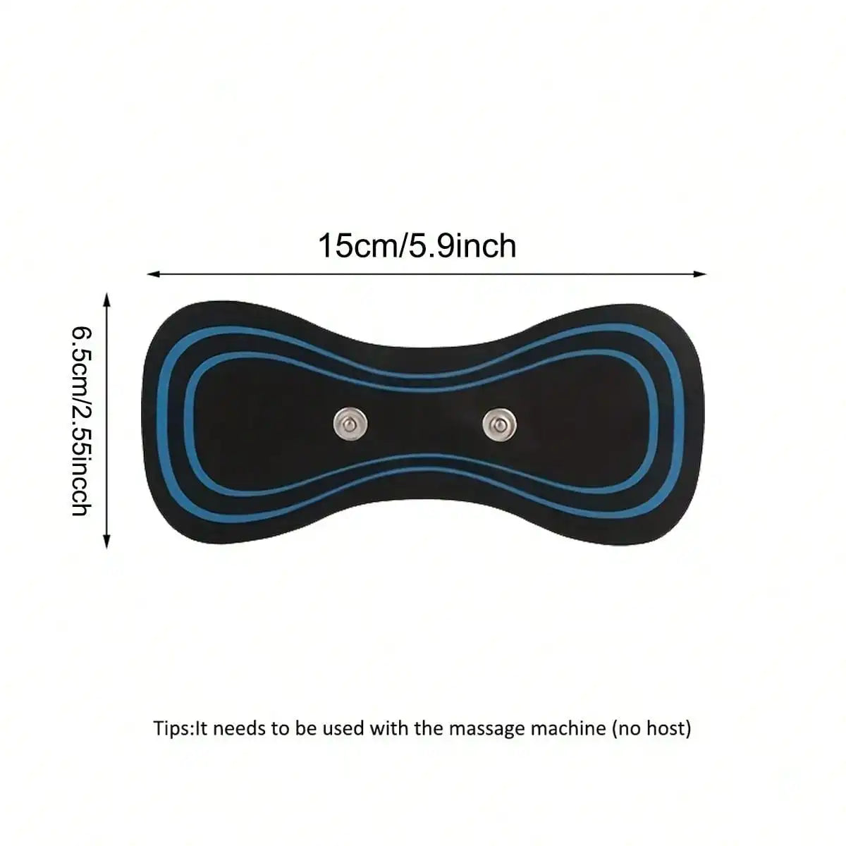 AquaFit Ems Neck Pads For Mini Cervical Massager by Haraps.com