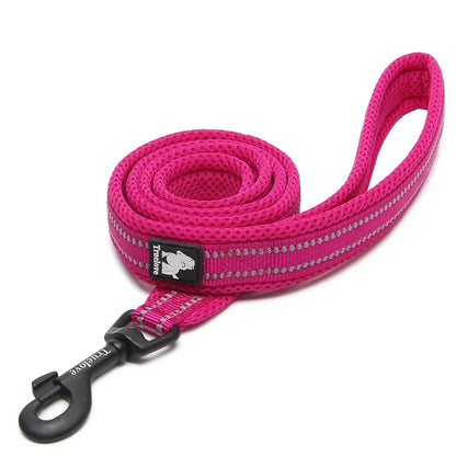 Soft Pet Leash with Reflective Nylon Mesh Padding