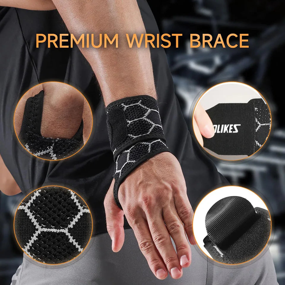 Adjustable Compression Wrist Brace for Versatile Support