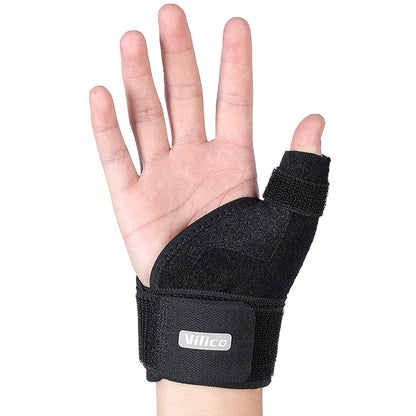 1PC Flexible Splint Wrist Thumb Support Brace for Tendonitis Arthritis Breathable Thumb Protector Guard Fits Right and Left Hand by Haraps.com