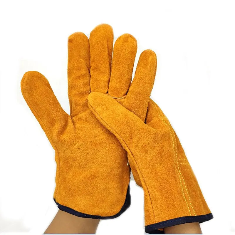 Cowhide Work Gloves for Men: Durable Safety & Protection Gloves