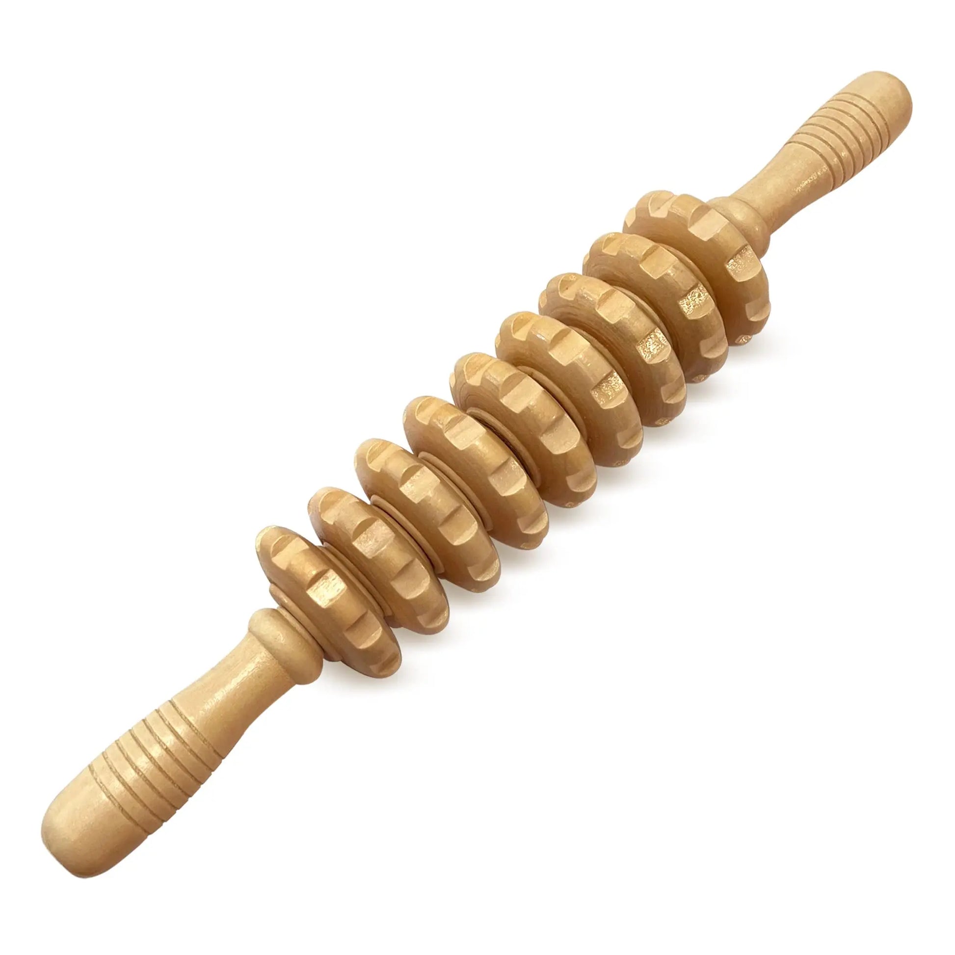 ZenWood Wooden Massage Tool Set For Back Legs And Neck by Haraps.com
