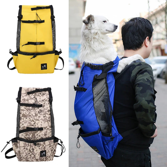 Travel Pet Carrier Backpack for Medium & Large Dogs