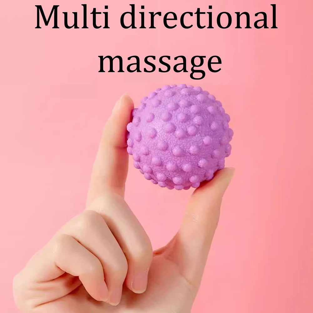 Fascia Ball – Raised Point Massage Ball for Yoga, Posture, Waist, Back & Foot Relief