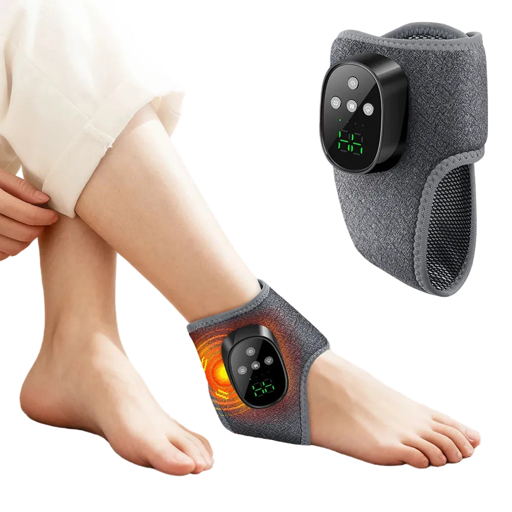 Electric Heating Wrist Guard Vibration Massage Hot Compress Wrist Brace Ankle Wrap Hand Foot Protector Rechargeable Wristband by Haraps.com