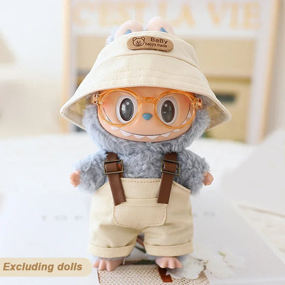 Mini Doll Clothes & Accessories Set – For 17cm Labubu Idol Dolls