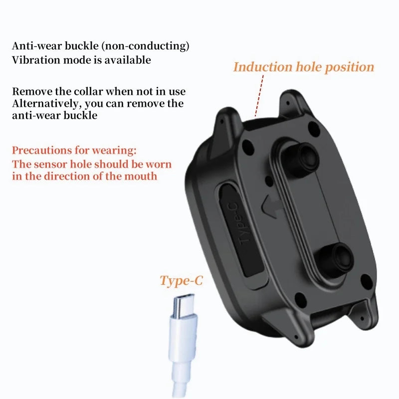 Anti-Barking Collar – Vibration & Shock Training for All Dog Sizes