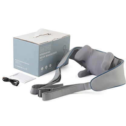 Wireless Neck & Back Massager – Kneading Massage Shawl for Neck, Shoulders & Trapezius Muscle Relief