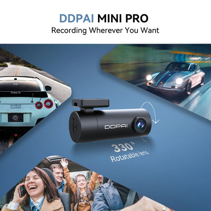 Mini Pro Dash Cam High-Definition Night Vision 1296P Car DVR with Wi-Fi