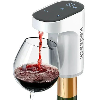 Automatic Non-touch Automatic Electric Bottle Pump Beverage Whisky Alcoholic Beverage Dispenser Aerator Pourer Redsack Wine Dispenser Digital Beverage Dispenser Wine Aerator Pourer Redsack Wine Dispenser by Haraps.com