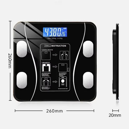 Smart Bluetooth Body Fat & Weight Loss Scale – Precision Electronic Scale for Mobile