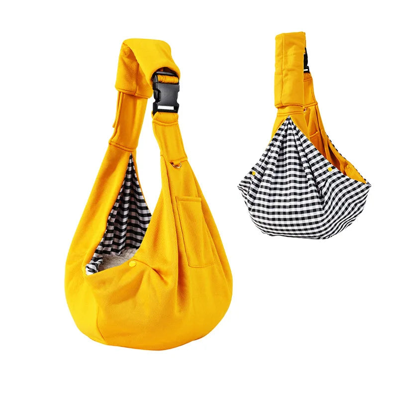 Comfortable Pet Sling Carrier Bag – Portable Dog & Cat Shoulder Bag for Travel