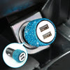 Cigarette Lighter USB Adapter (Blue)