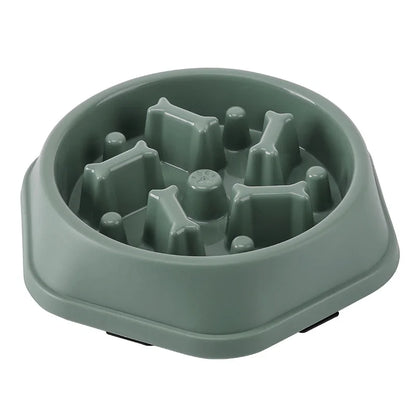 Slow Feeder Dog & Cat Bowl – Anti-Choking, Non-Slip, Healthy Eating Pet Bowl