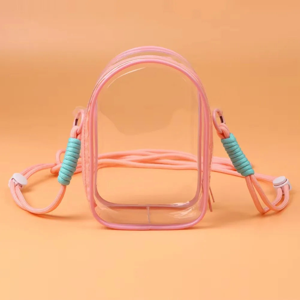 Doll Protective Carry Case for 15cm Labubu Plush Dolls – Shoulder Bag with Rope