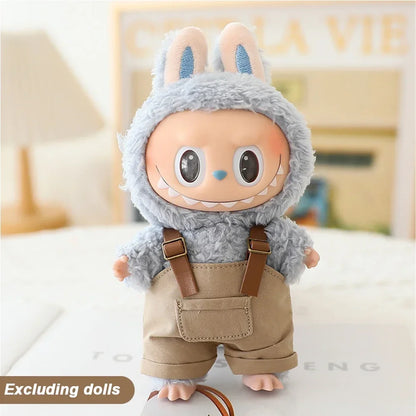 Mini Doll Clothes & Accessories Set – For 17cm Labubu Idol Dolls