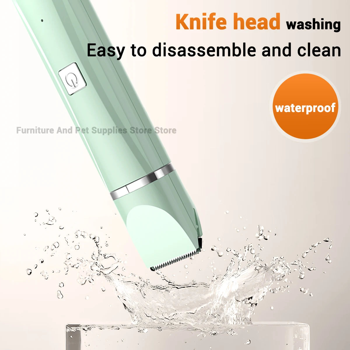 Professional 4-in-1 Electric Pet Grooming Kit