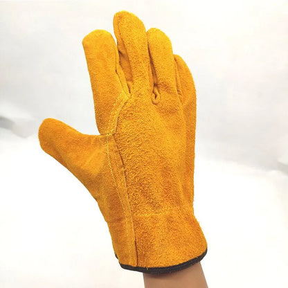 Cowhide Work Gloves for Men: Durable Safety & Protection Gloves