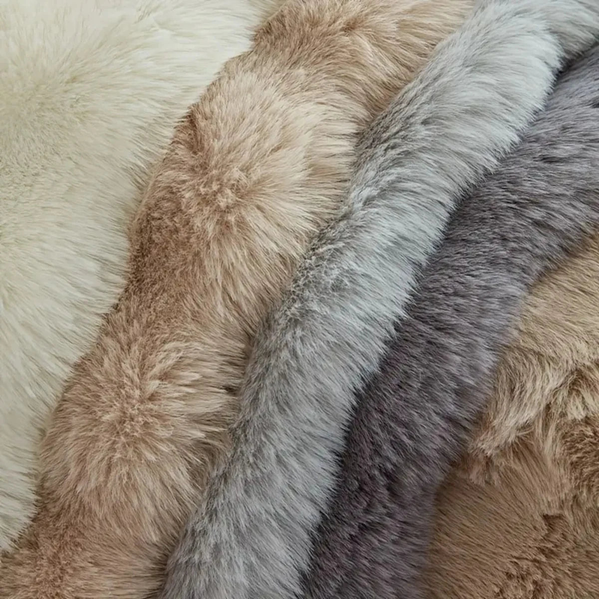 Imitation Fur Recliner Sofa Cover: Luxurious Protector for Armchairs and Modular Sofas