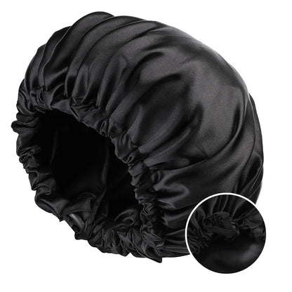 Double-Layer Reversible Satin Bonnet