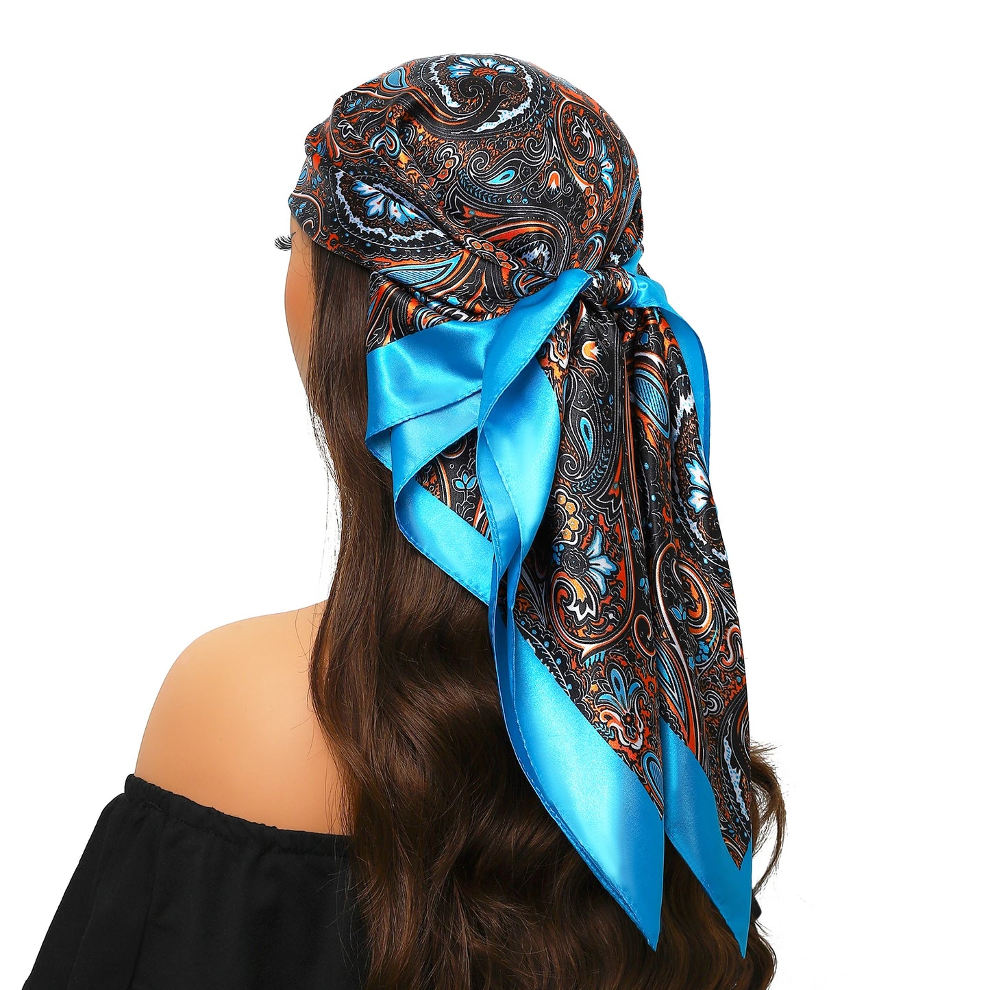 Silk Satin Square Head Scarf