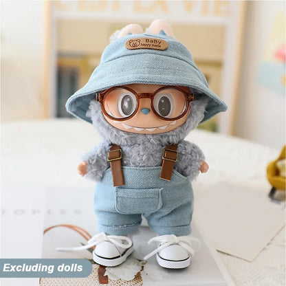Mini Doll Clothes & Accessories Set – For 17cm Labubu Idol Dolls