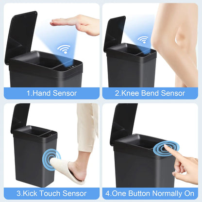 Bathroom Touchless Trash Bin