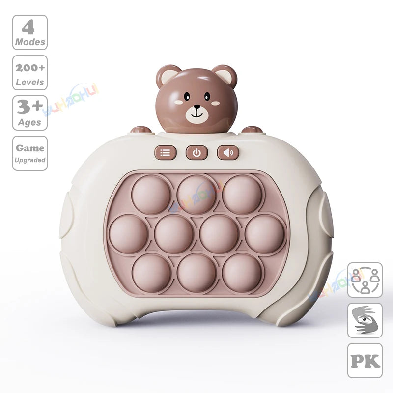 Electronic Pop Push Quick Push Game Console with LED Display