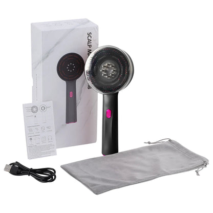 Electric Scalp Massage Comb with Red Light Therapy – Hair Growth & Liquid Applicator Comb