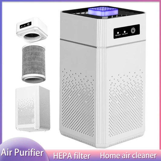 Air Purifier with Negative Ions Generator and Replaceable HEPA Filter