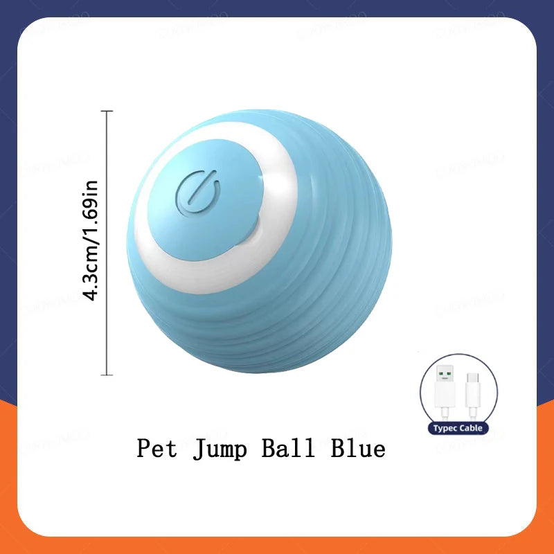 Smart Automatic Cat Toy Ball – USB Rechargeable Interactive