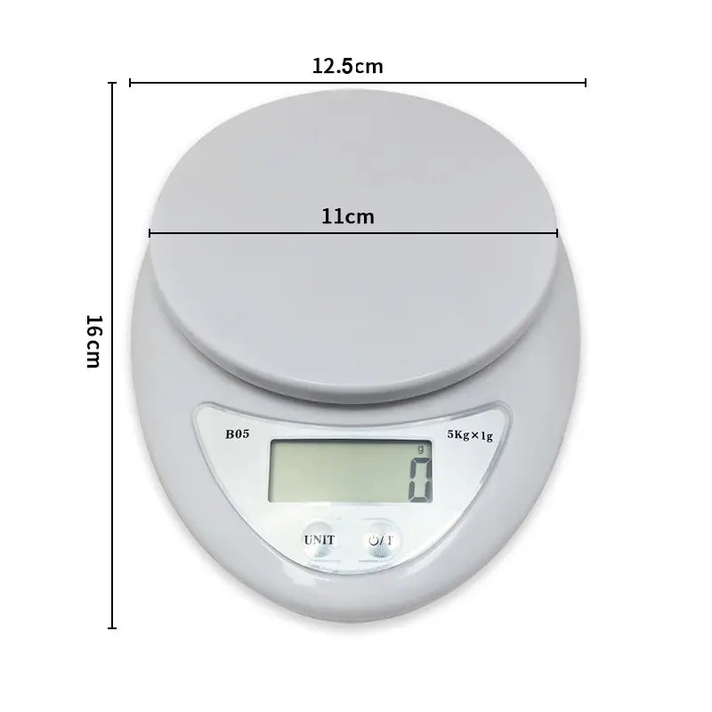 5kg LED Portable Digital Kitchen Scale
