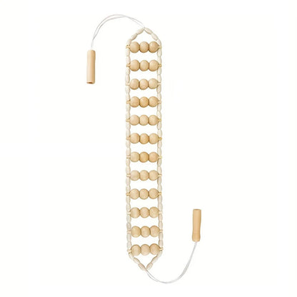 Lumina Wood Massage Roller Rope For Back And Legs by Haraps.com