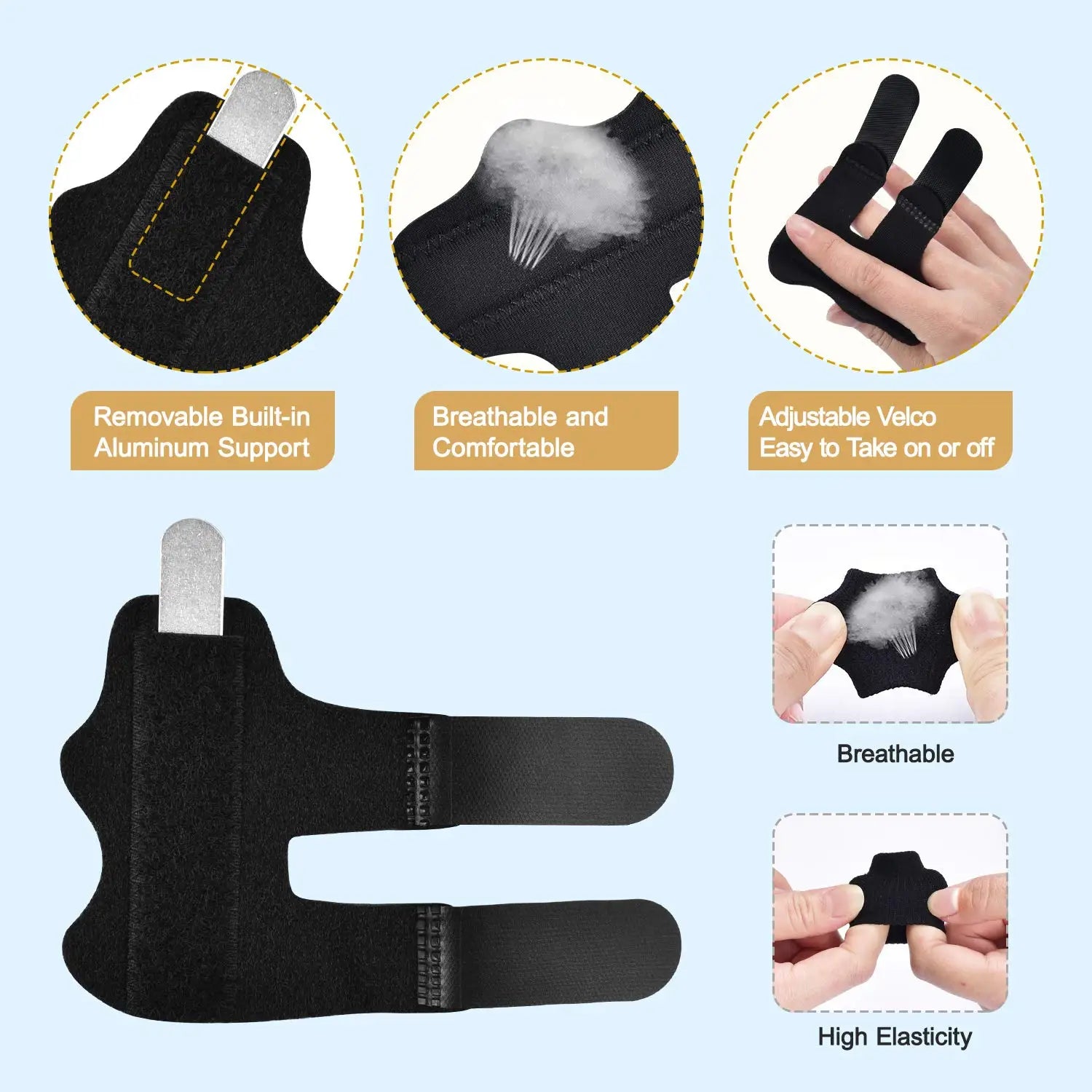 Trigger Finger Splint By MediCare Adjustable Support by Haraps.com