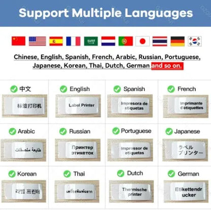 Niimbot D110 Paper Sticker Wireless Label Printer