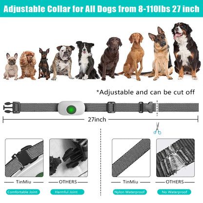 Electric Training Collar Rechargeable Anti Bark Dog Collar with Remote