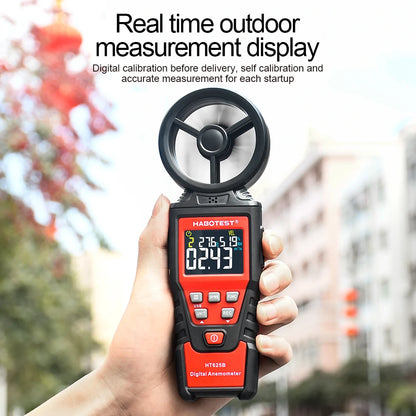 Digital Anemometer with LCD Backlight