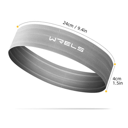 Sports Headband Anti Slip Yoga Hair Band Quick Dry Running Sweatband Workout Headbands for Women Men by Haraps.com