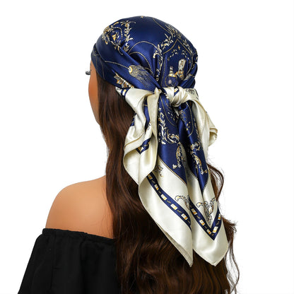 Silk Satin Square Head Scarf