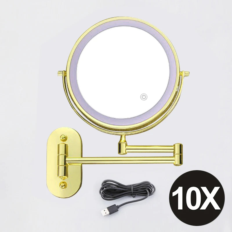 8 Inch Double-Sided LED Makeup Mirror