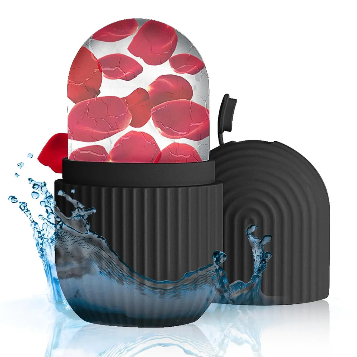 GlowIce Ice Face Roller Set Stainless Steel Lifting Tool by Haraps.com
