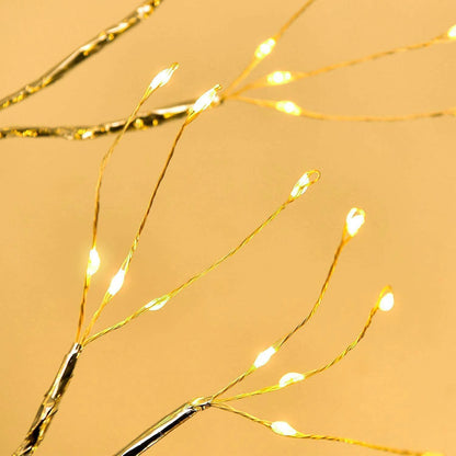 Willow-Glow Tabletop Tree Lamp, Decorative LED Lights USB Or AA Battery Powered