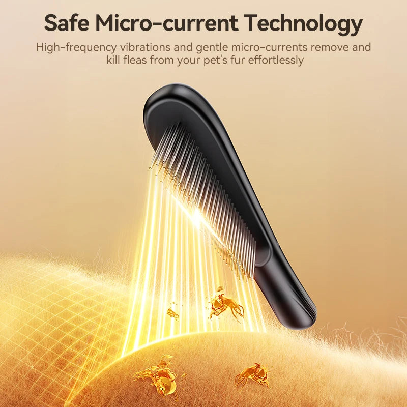 Electric Flea Comb – Anti-Lice Grabber Brush for Dogs & Cats