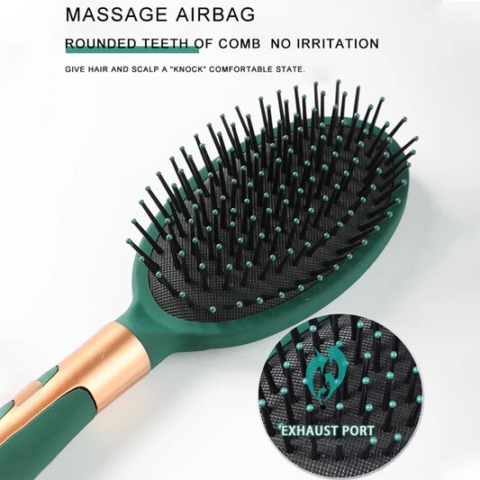 Hair Massage Air Cushion Comb – Anti-Static Detangling Hairbrush for Scalp Massage, Salon & Home Styling
