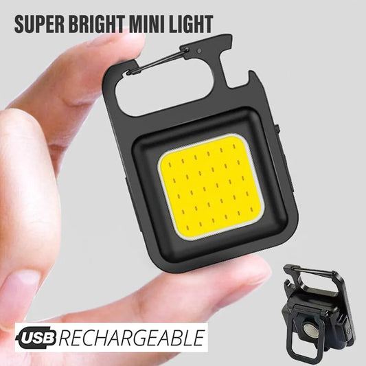 Super Bright MINI COB Keychain Flashlight