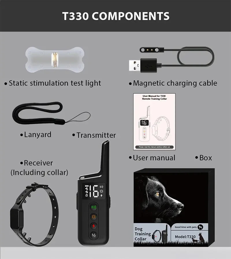 Dog Training Collar with Remote – 1000ft Range