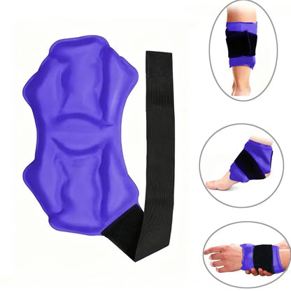 Reusable Kness Ankle Ice Pack Wrap Braces Hot Cold Compress Gel Packs For Wrist Elbow Foot Supports Care Tools by Haraps.com