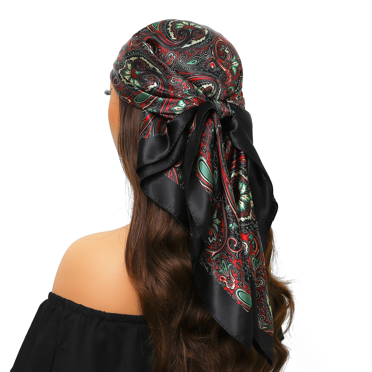 Silk Satin Square Head Scarf