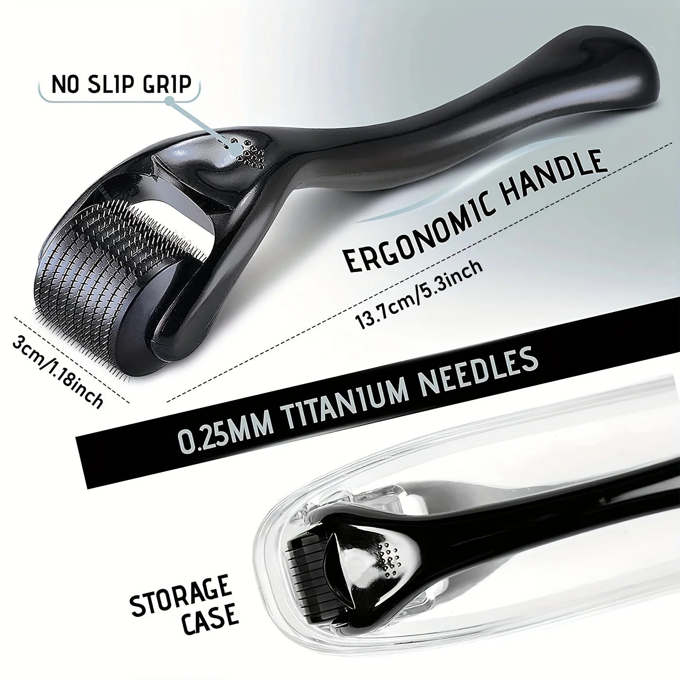 DermaTool Premium 540 Needle Derma Roller 0.25mm by Haraps.com